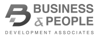 Logo of Business & People Development, Inc, a consulting company focused on business development  that Mike has worked with. 