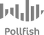 Logo of Pollfish, a SaaS company in market research that Mike has worked with. 