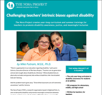 Cover image linked to a pdf of my case study for The Nora Project, a nonprofit dedicated to creating inclusive curriculum for students with disabiliites