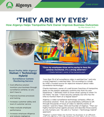 Cover image linked to a pdf of my case study for Agenys, a video surveillance company